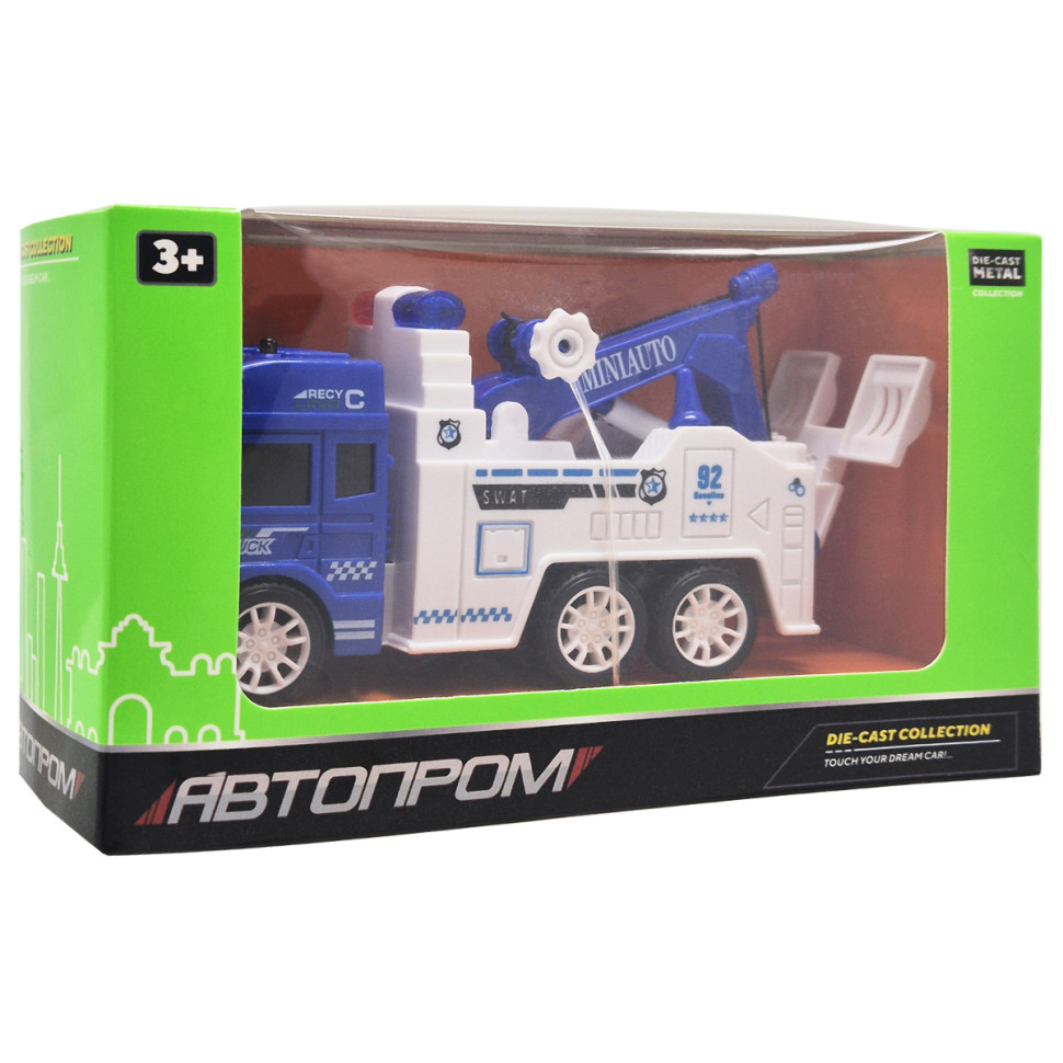 Детская игровая машинка Полиция АВТОПРОМ AP7473(Blue1) пластик