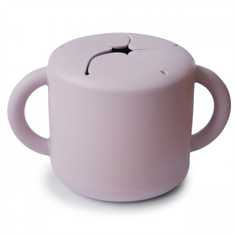Силиконовая кружка для снеков Papillon Mushie 000657 Soft lilas, лаванда