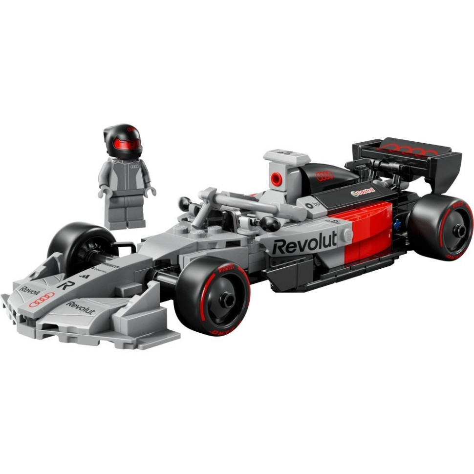 Конструктор Speed ​​Champions Гоночный автомобиль Audi Revolut F1® Team R26 LEGO 77259, 215 деталей