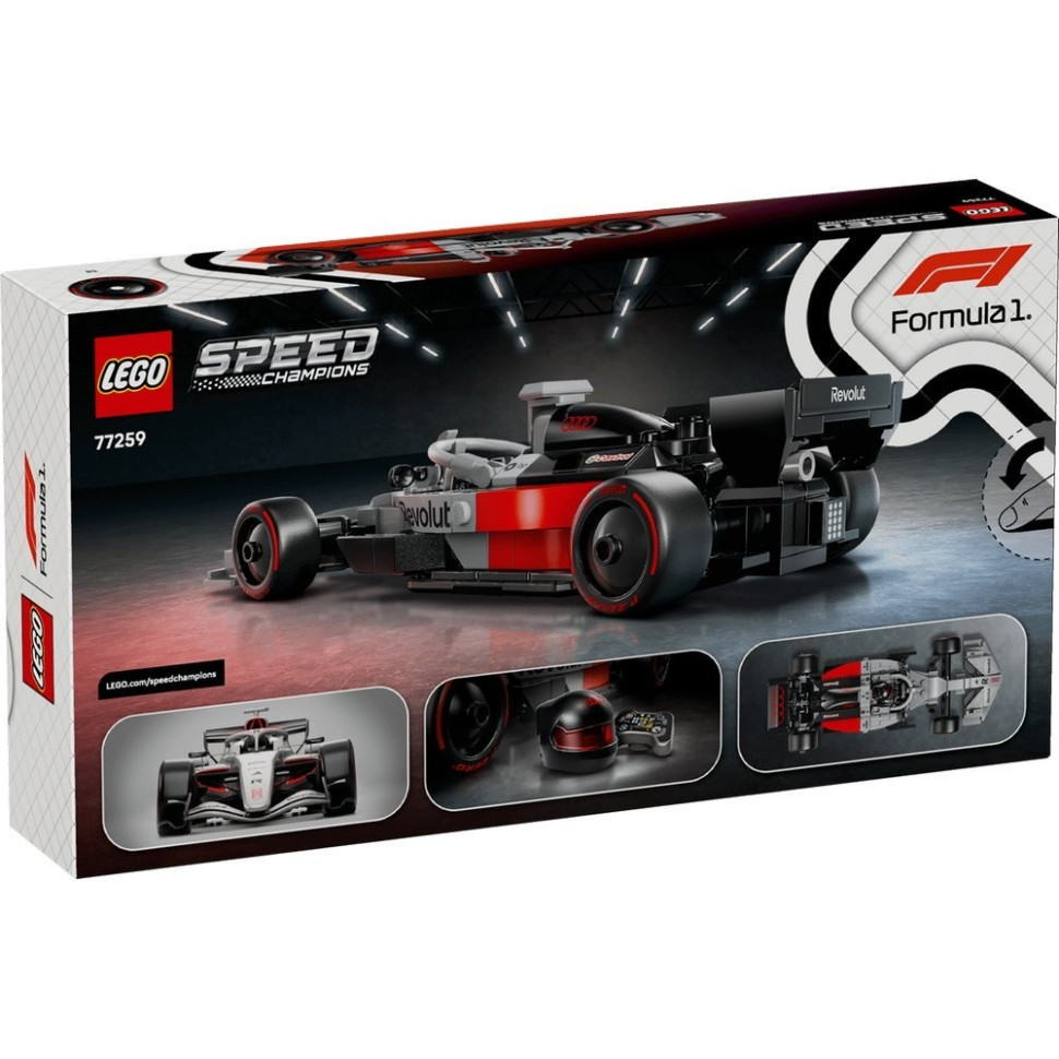 Конструктор Speed ​​Champions Гоночный автомобиль Audi Revolut F1® Team R26 LEGO 77259, 215 деталей