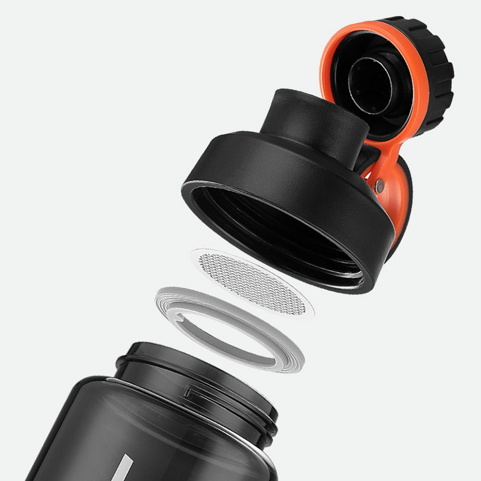 Пляшка для води KXN-1242 Casno KXN-1242_Black 800 мл, чорна