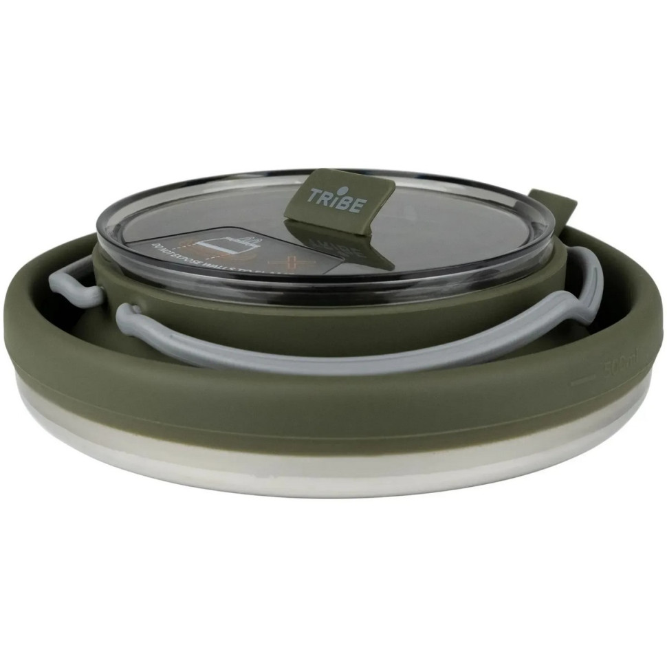 Чайник туристический Collapsible Kettle Tribe T-FF-0026-olive 1,5 л