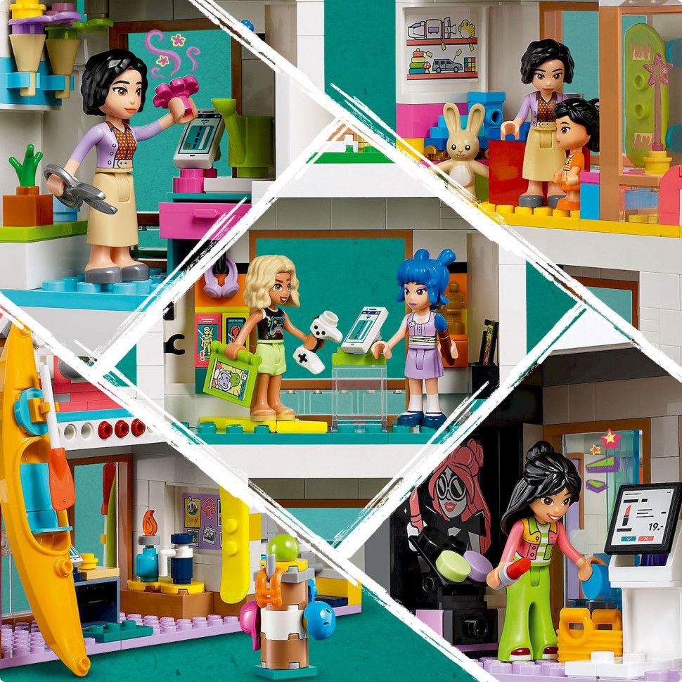 Конструктор Торговый центр в Хартлейк-Сити LEGO Friends 42604, 1237 деталей