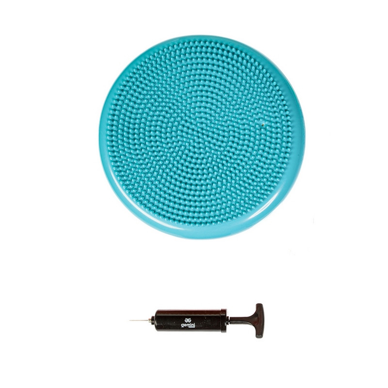 Балансировочная массажная подушка с насосом и коробками Gemini Pro BC-01CYAN Бирюзовый