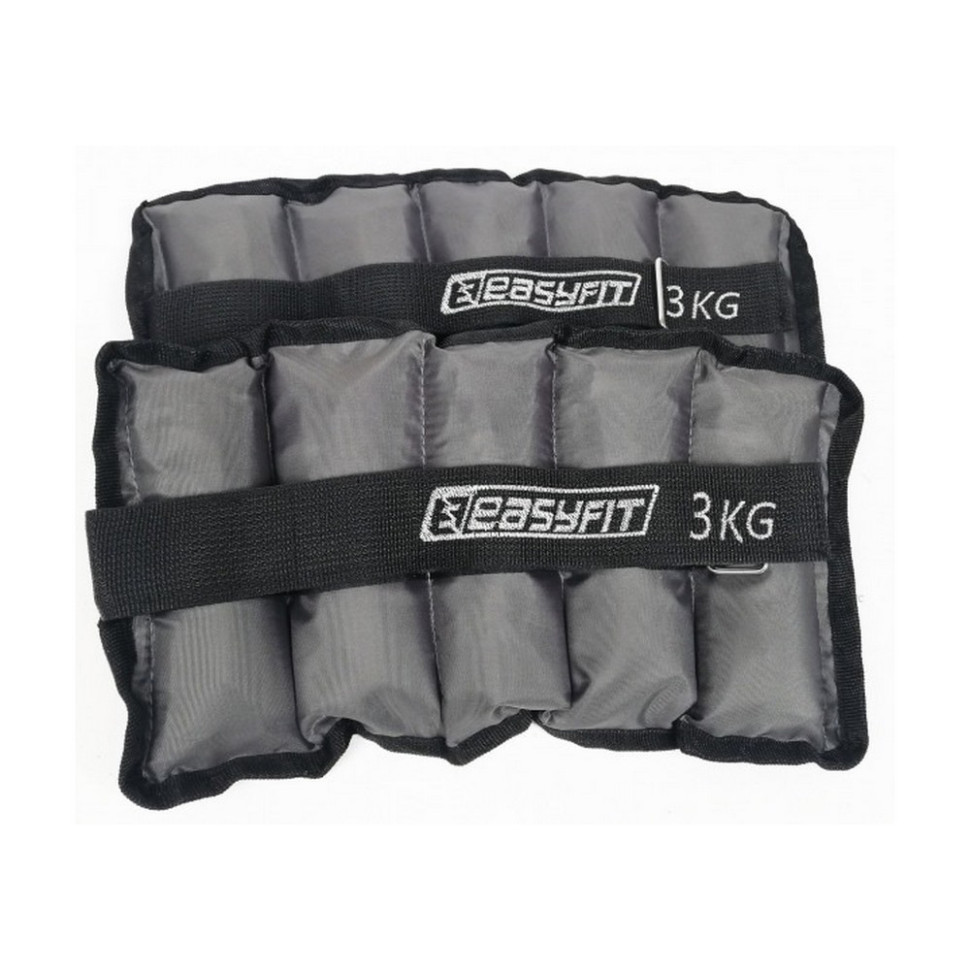 Утяжелители для ног и рук с металлом Metal EasyFit EF-AWTМ-300, 3 кг (пара)