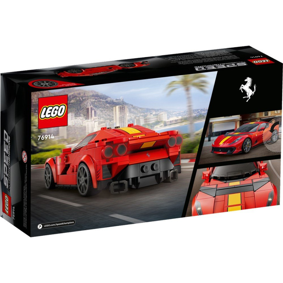 Конструктор Ferrari 812 Competizione LEGO 76914, 261 деталь