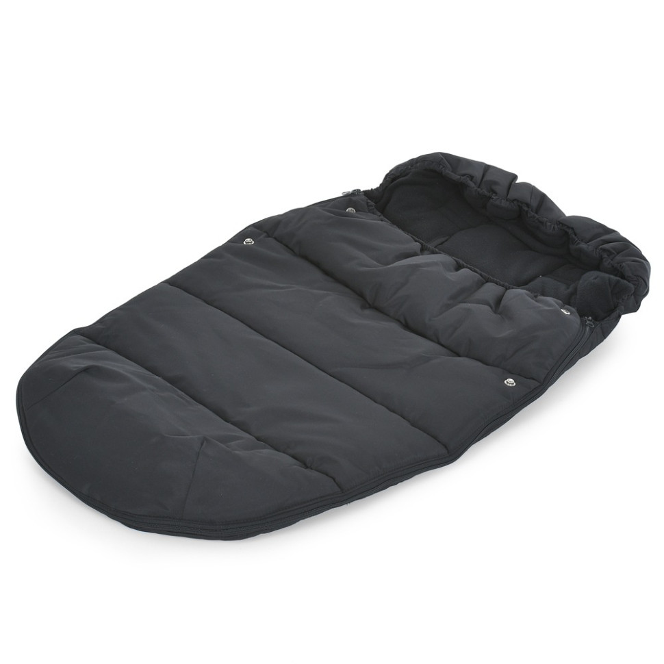 Конверт в коляску El Camino ME 1131 Footmuff Plus Black 100 х 53 см, застежки-молнии