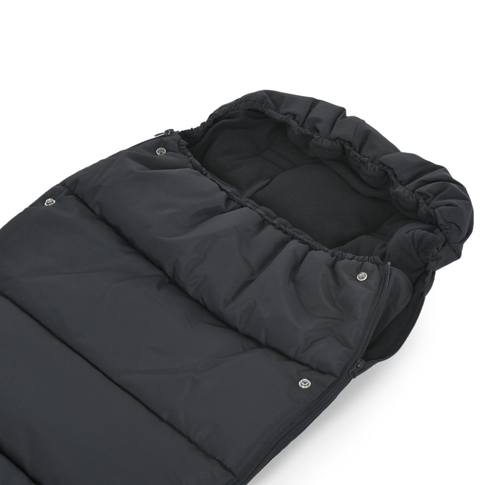 Конверт в коляску El Camino ME 1131 Footmuff Plus Black 100 х 53 см, застежки-молнии