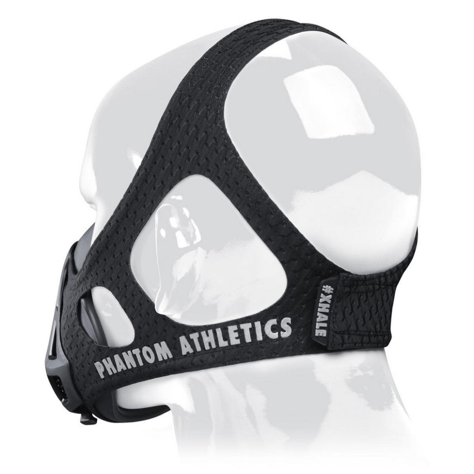 Маска для тренировки дыхания Training Mask Phantom PHMASK1012-M, Carbon, M