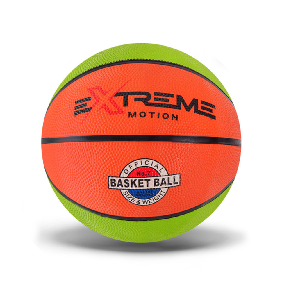 Мяч баскетбольный Extreme Motion Bambi BB1485 № 7, 520 грамм