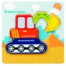 Дерев'яна іграшка Пазли Bambi MD 2925, 15х15 см