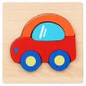 Дерев'яна іграшка Пазли Bambi MD 2925, 15х15 см