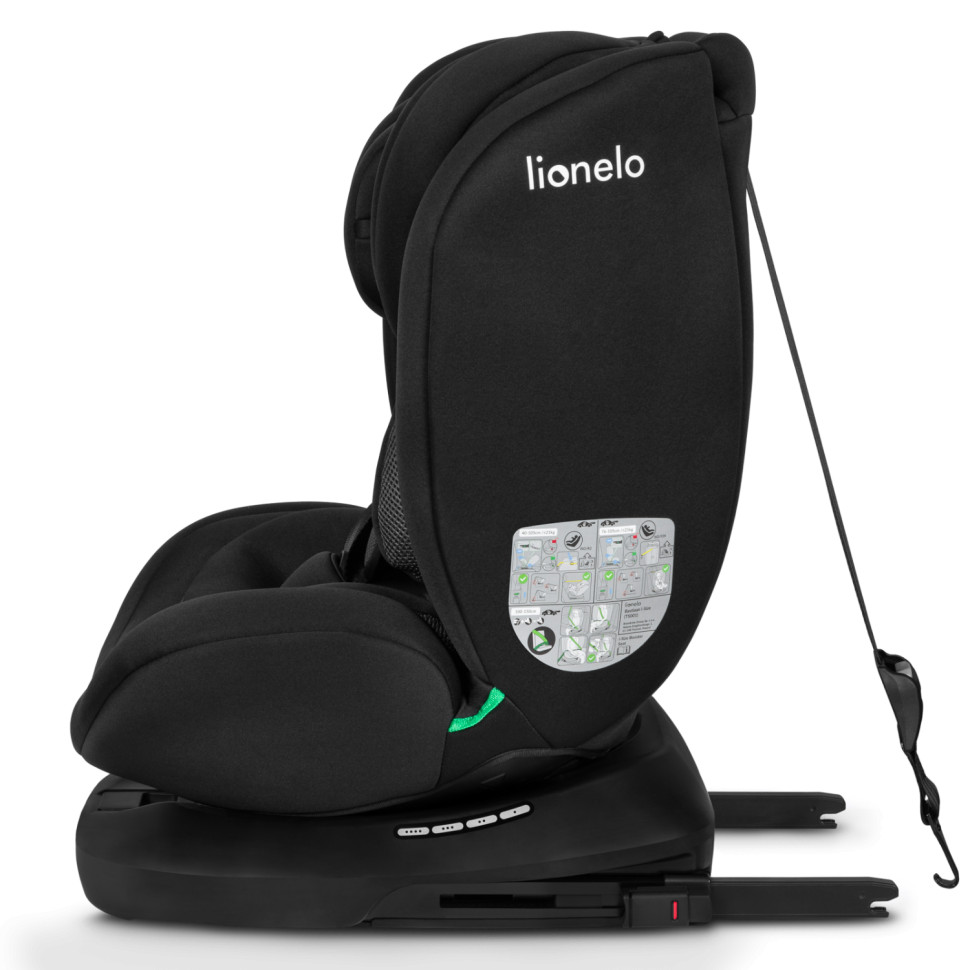 Дитяче автокрісло BASTIAAN Lionelo 70185440 I-SIZE, BLACK CARBON