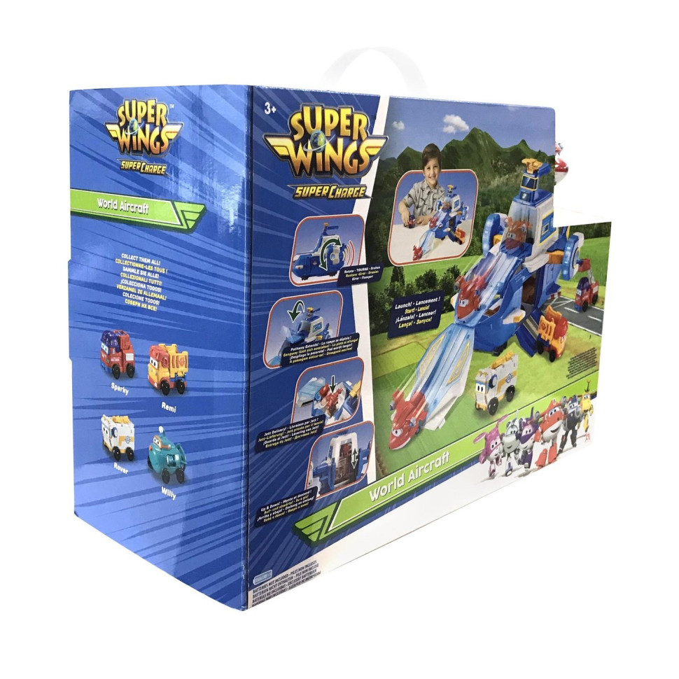 Ігровий набір Super Wings Air Moving Base, Повітряна База, світло, звук EU740831