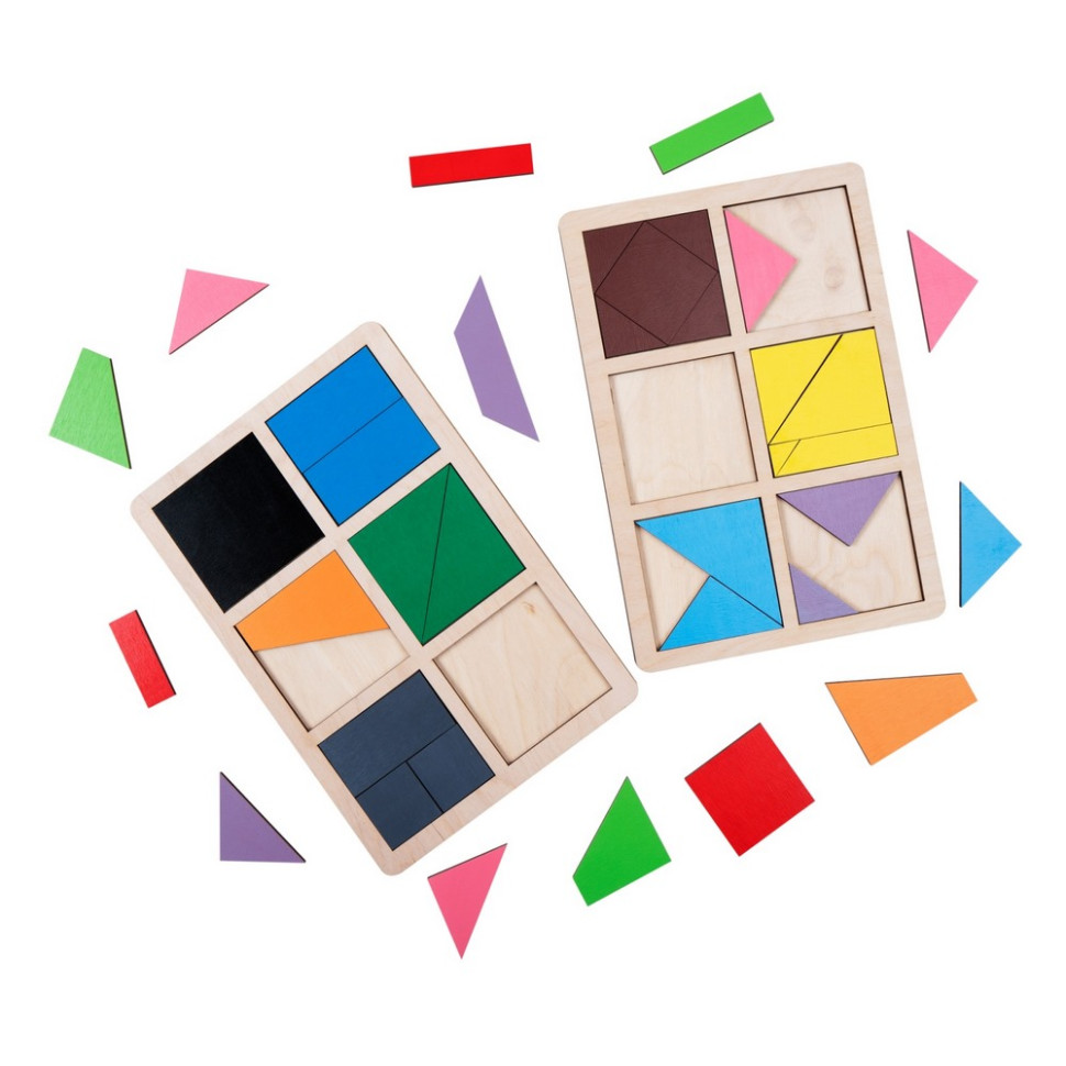 Детский деревянный Танграм 