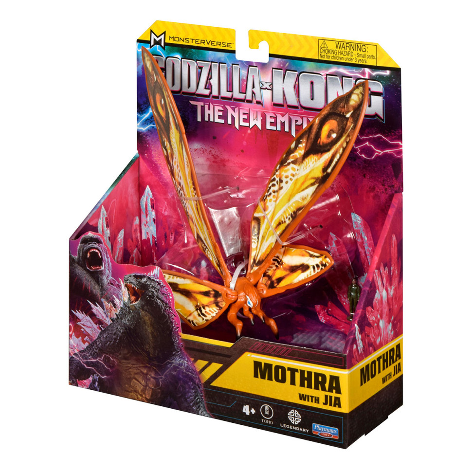 Игровой набор фигурок Мотра с Джией Godzilla vs. Kong 35207 с подвижными частями тела