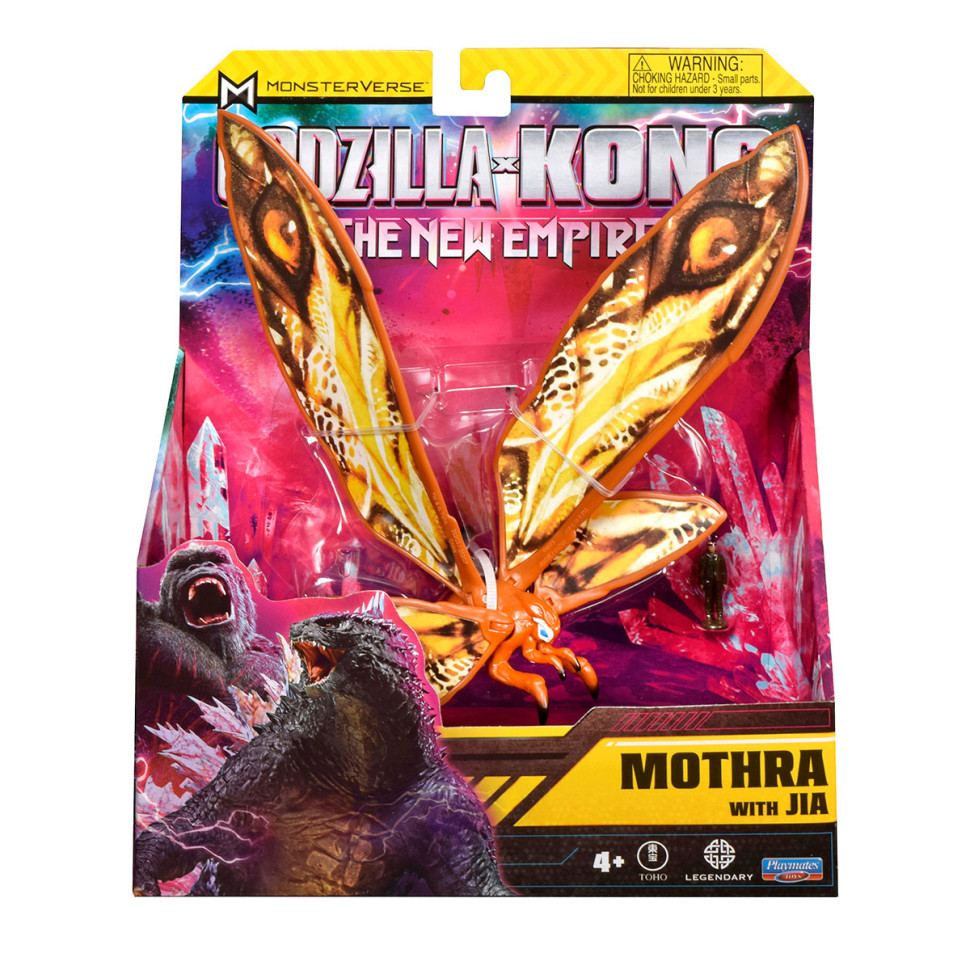 Игровой набор фигурок Мотра с Джией Godzilla vs. Kong 35207 с подвижными частями тела