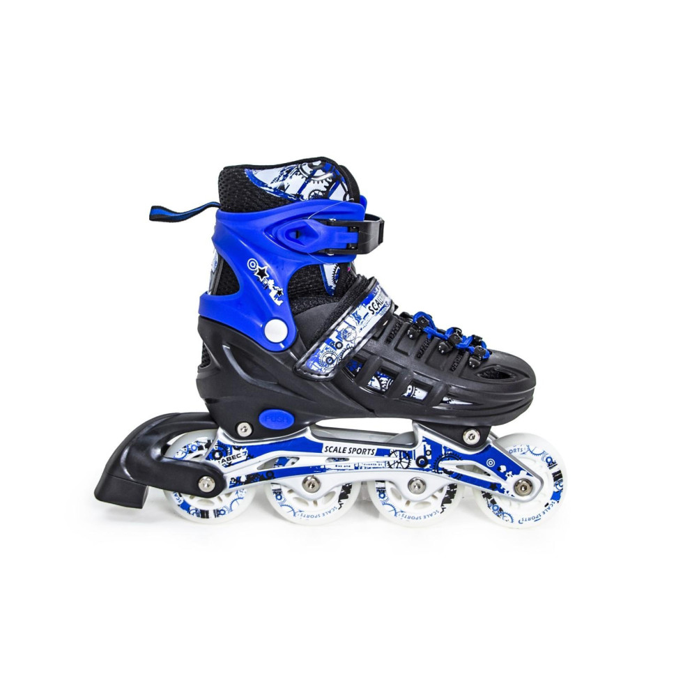 Дитячі ролики-ковзани 2 в 1 Scale Sports 614500120-M Blue/Black, розмір 34-37