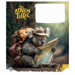 Тетрадь ученическая "Best adventure" Школярик 012-3285L-4 в линию, 12 листов