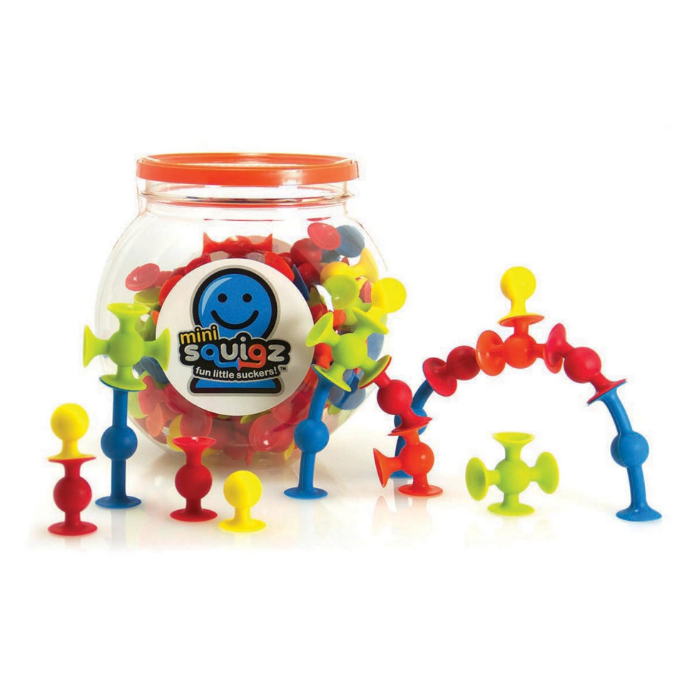 Конструктор на міні-присосках Fat Brain Toys F107ML MiniSquigz 75 штук