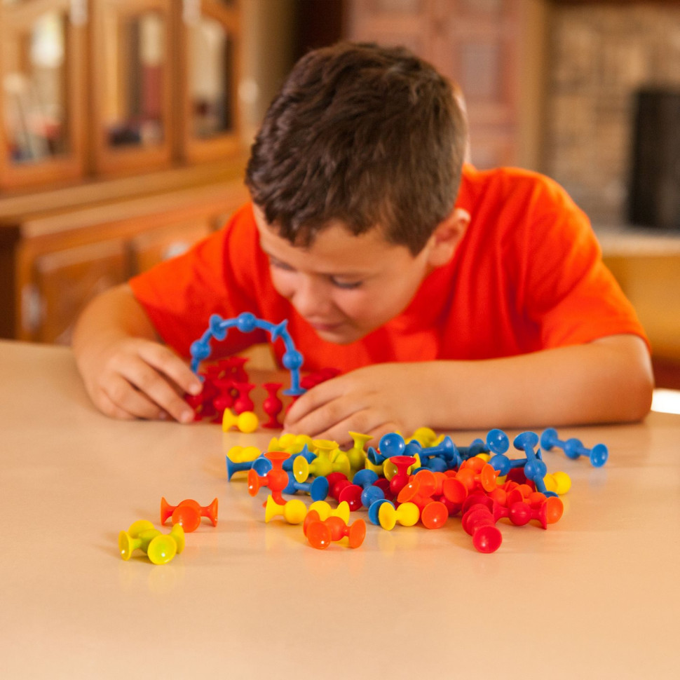 Конструктор на міні-присосках Fat Brain Toys F107ML MiniSquigz 75 штук