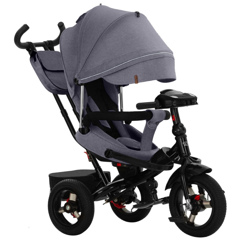 Дитячий велосипед триколісний Impulse BabyTilly T-386/2 grey, Сірий