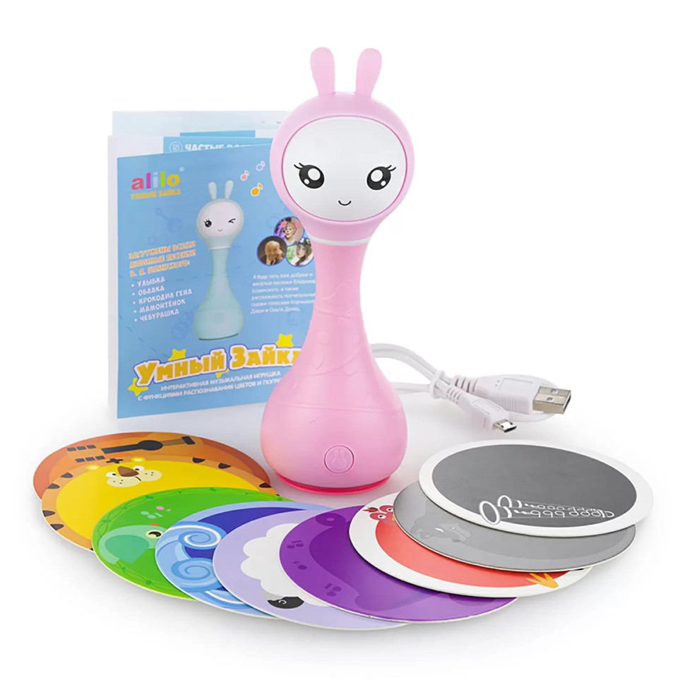 Інтерактивна іграшка Smarty Зайчик Alilo R1(Pink) Рожевий