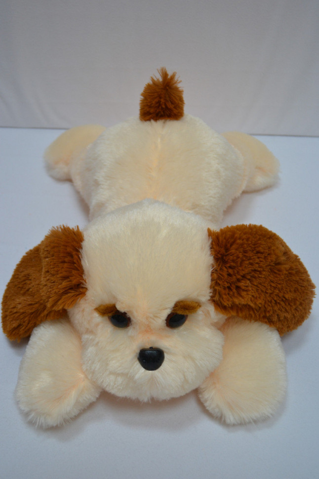 Мягкая игрушка Alina Toys собака Тузик 65 см персиковый 5784666ALN