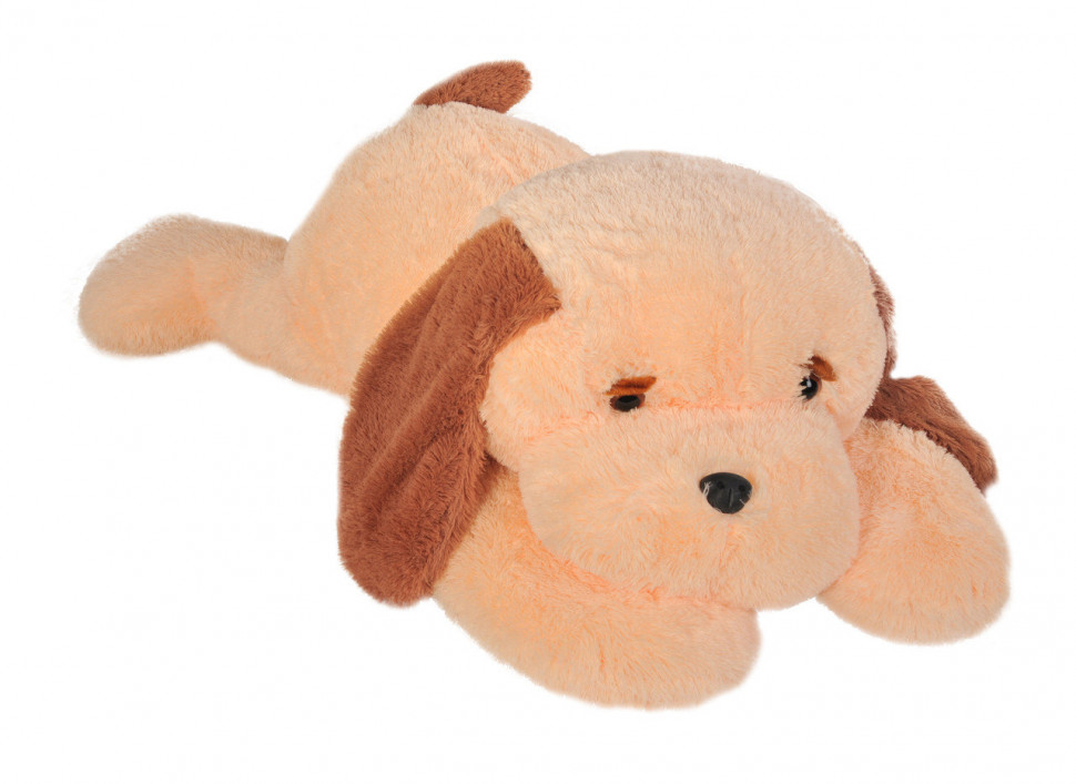 Мягкая игрушка Alina Toys собака Тузик 65 см персиковый 5784666ALN