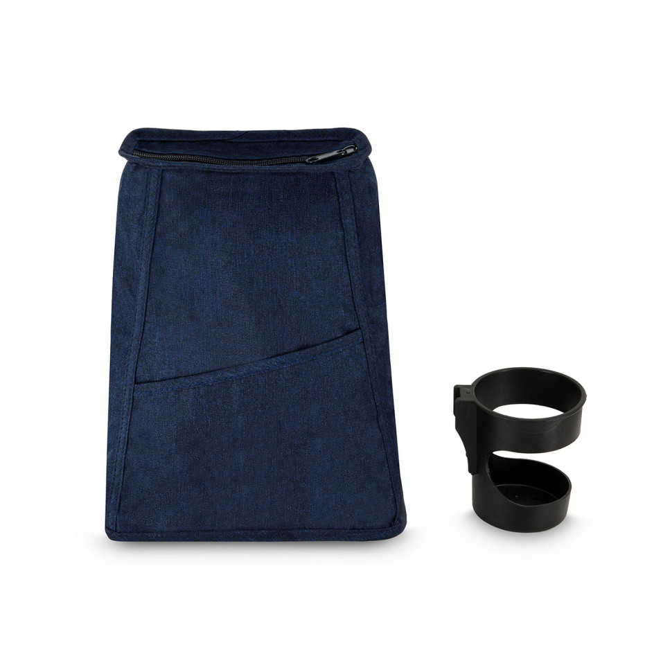 Триколісний велосипед IVI MoMi ROTR00014 navy blue, сумка, підсклянник, до 25 кг