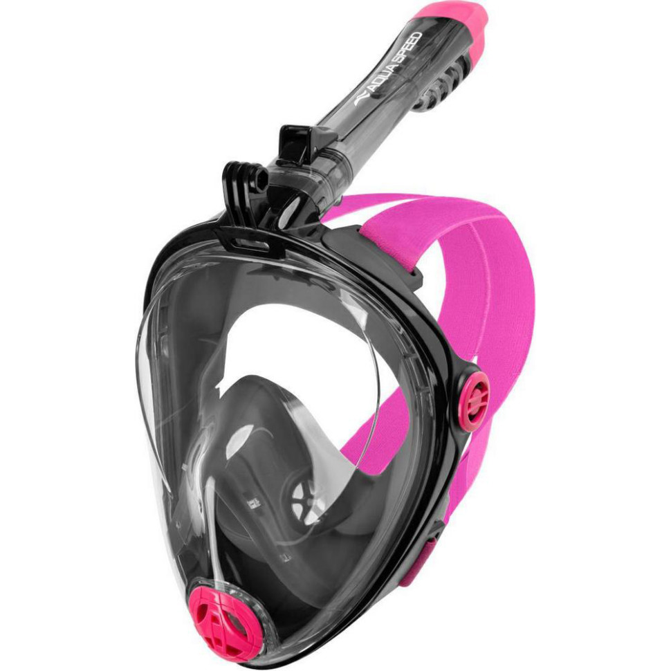 Полнолицевая маска SPECTRA 2.0 Aqua Speed 247-19 черный, розовый, S/M