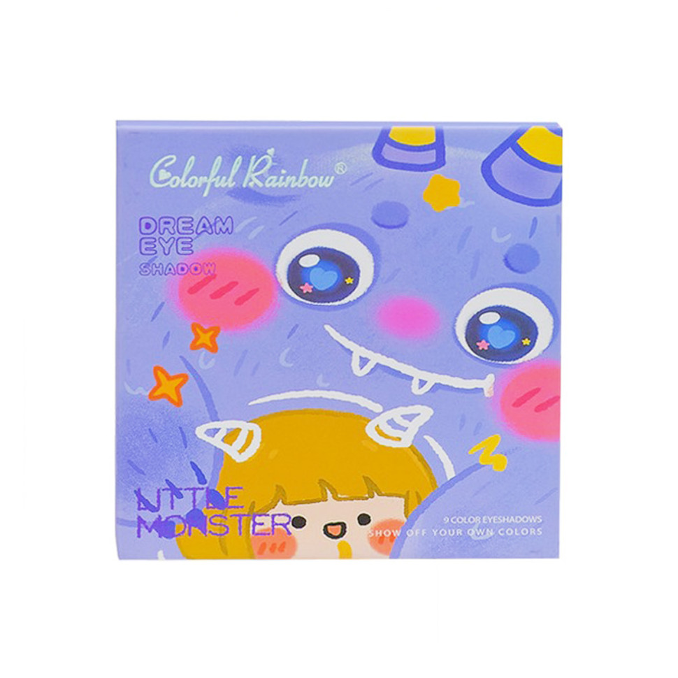 Дитяча палетка тіней для повік Shantou Jinxing 2776/7/8/9, 9 кольорів, аплікатор