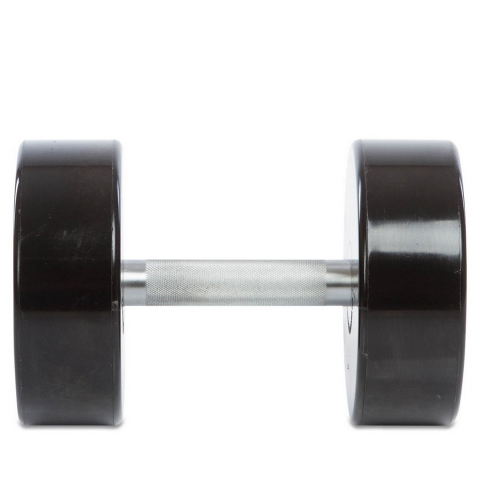 Гантель цельная профессиональная LIFE FITNESS Gemini Sport GA-80081-24, 1 шт 24 кг