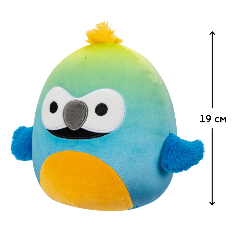 М'яка іграшка Макао Баптіз Squishmallows SQCR04120, 19 см