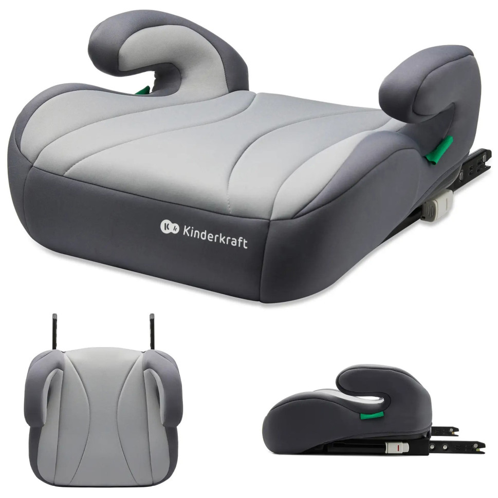 Дитяче автокрісло-бустер i-Boost Kinderkraft KCIBOO00GRY0000 Grey