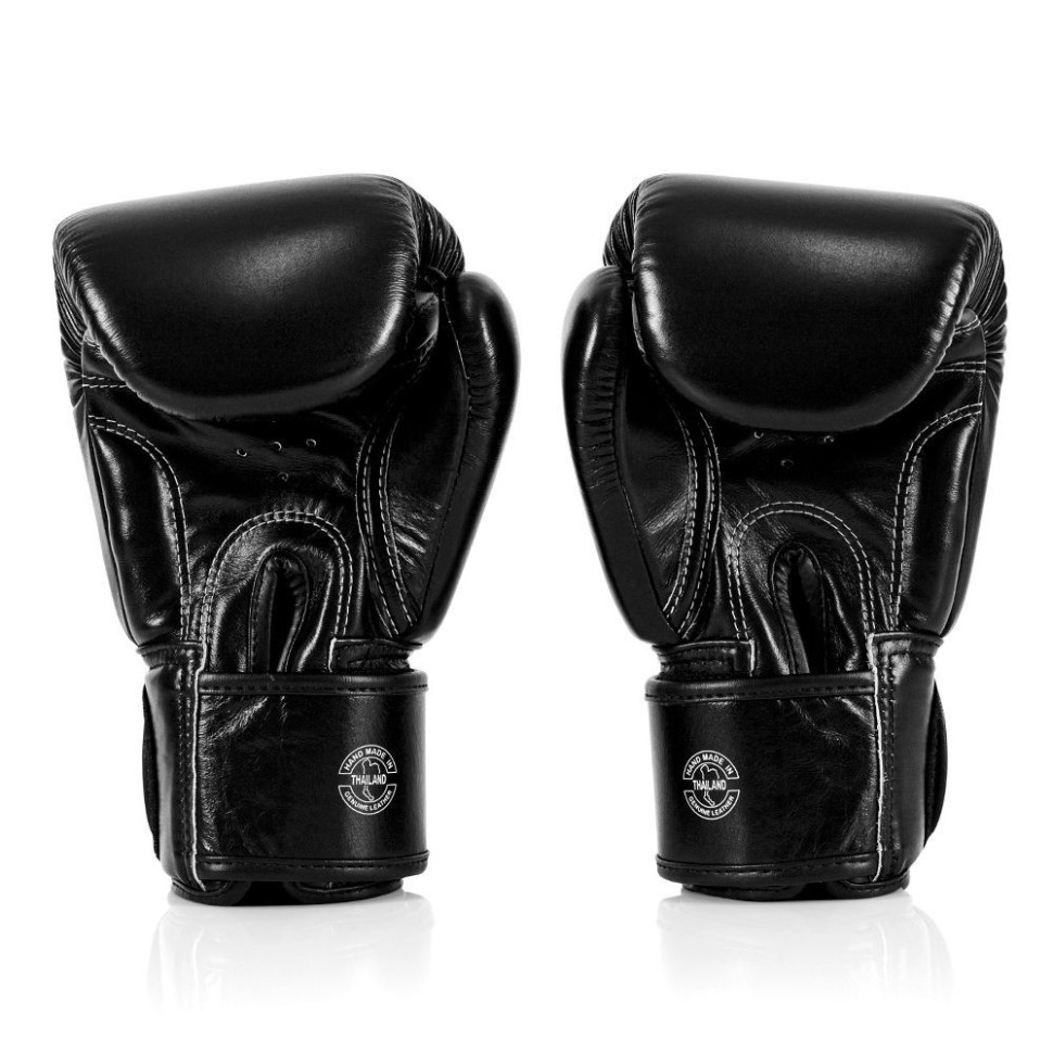 Боксерские перчатки BGV1-ONE Fairtex BGV1-ONE_14oz_Black 14 унций (бинты в комплекте)