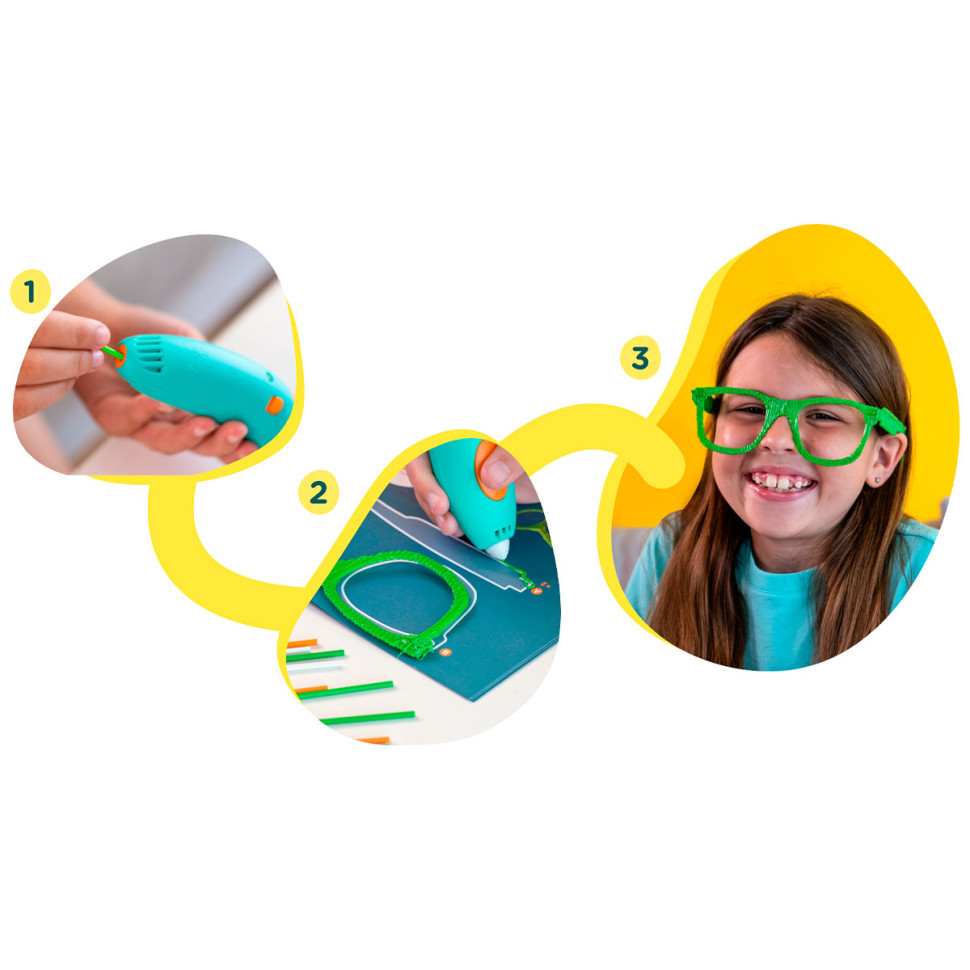Набор для детского творчества 3D-ручка КРЕАТИВ 3Doodler Start Plus SPLUS 72 стержня