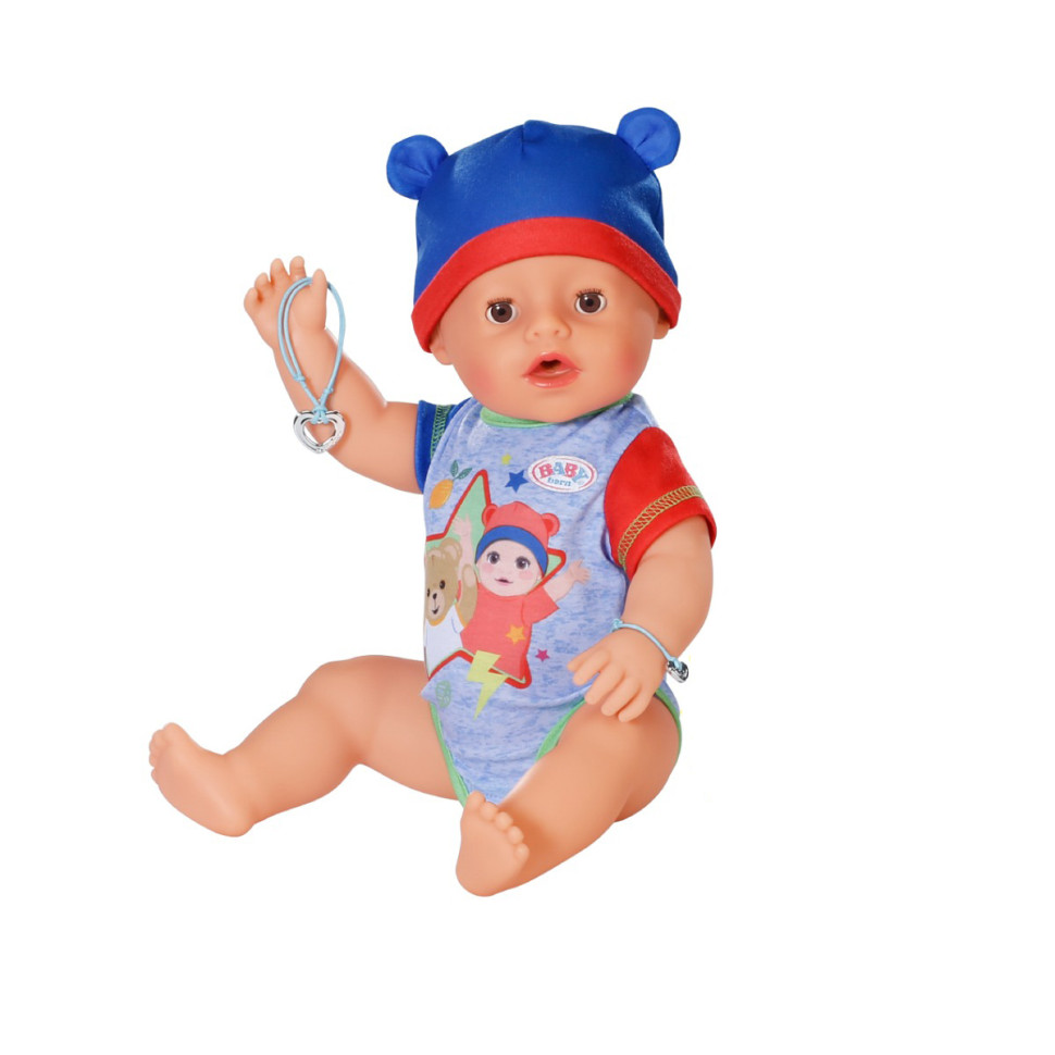 Дитяча лялька Джонас BABY born 834848 з аксесуарами 43 см
