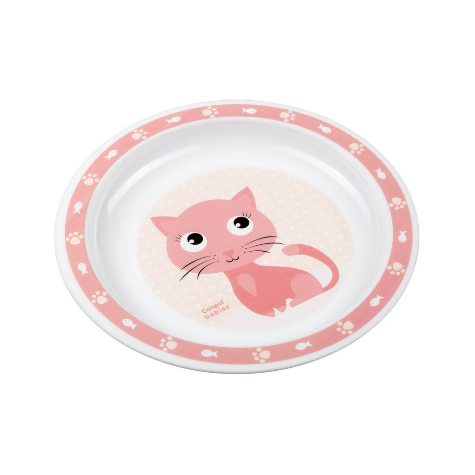 Дитячий набір посуду Cute Animals Canpol babies 4/401_pin 5 предметів