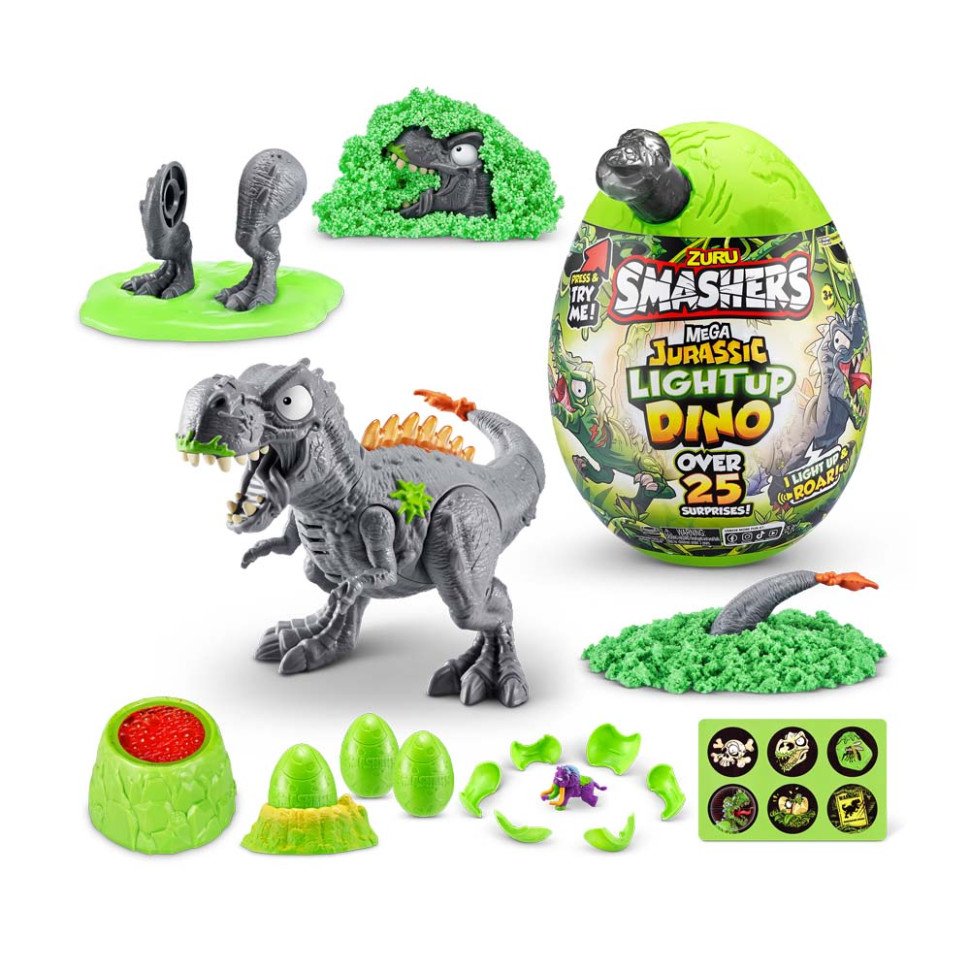 Дитяча іграшка Jurassic Ті-Рекс Smashers 74108B у наборі з аксесуарами