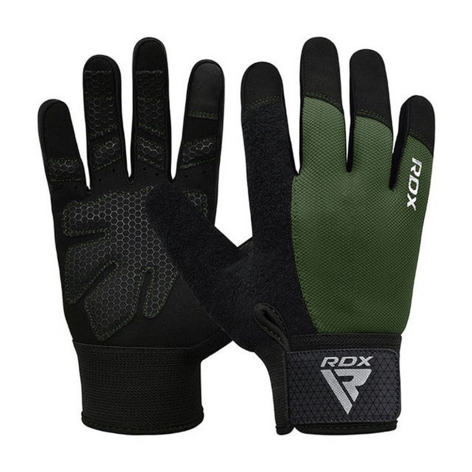 Перчатки для фитнеса W1 Full Finger RDX Inc Limited WGA-W1FA-XL+ Green, XL