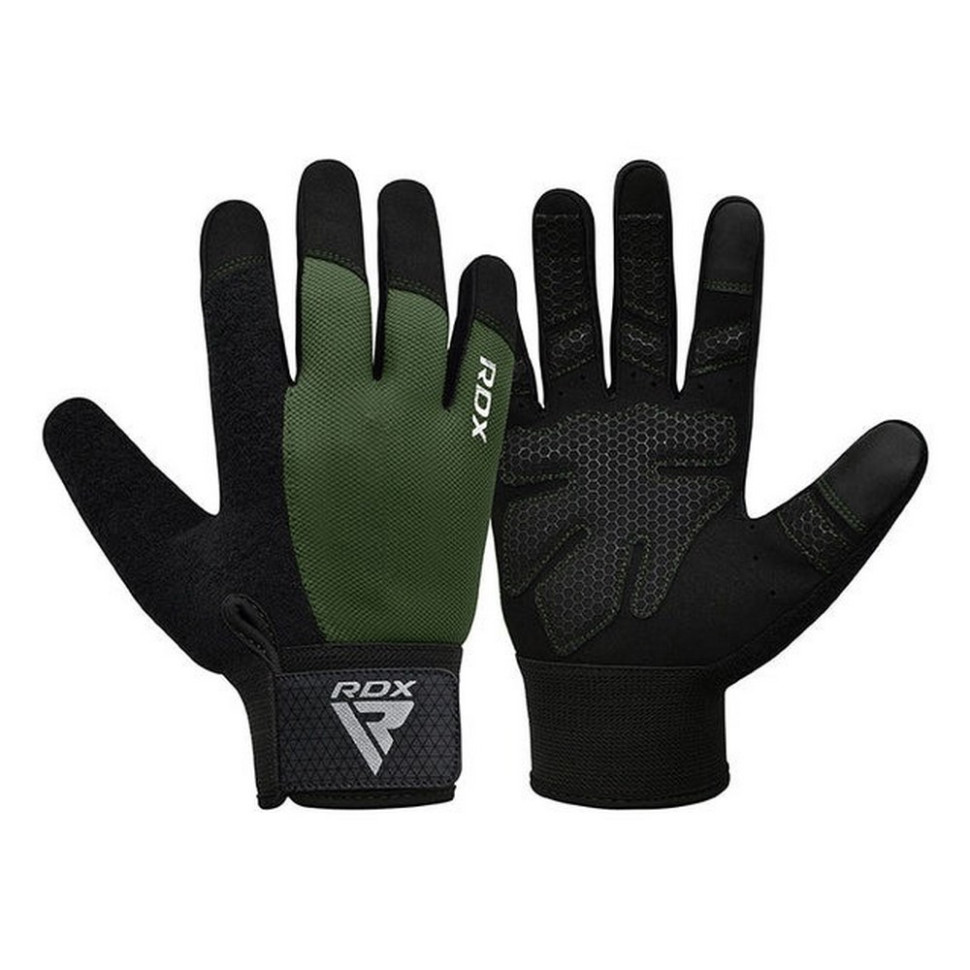 Перчатки для фитнеса W1 Full Finger RDX Inc Limited WGA-W1FA-XL+ Green, XL