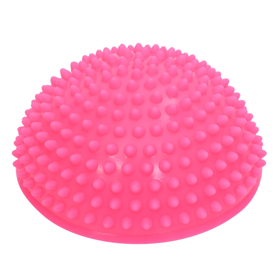 Полусфера массажная балансировочная Bambi MS 4958(Pink) текстурная поверхность, 16х8 см