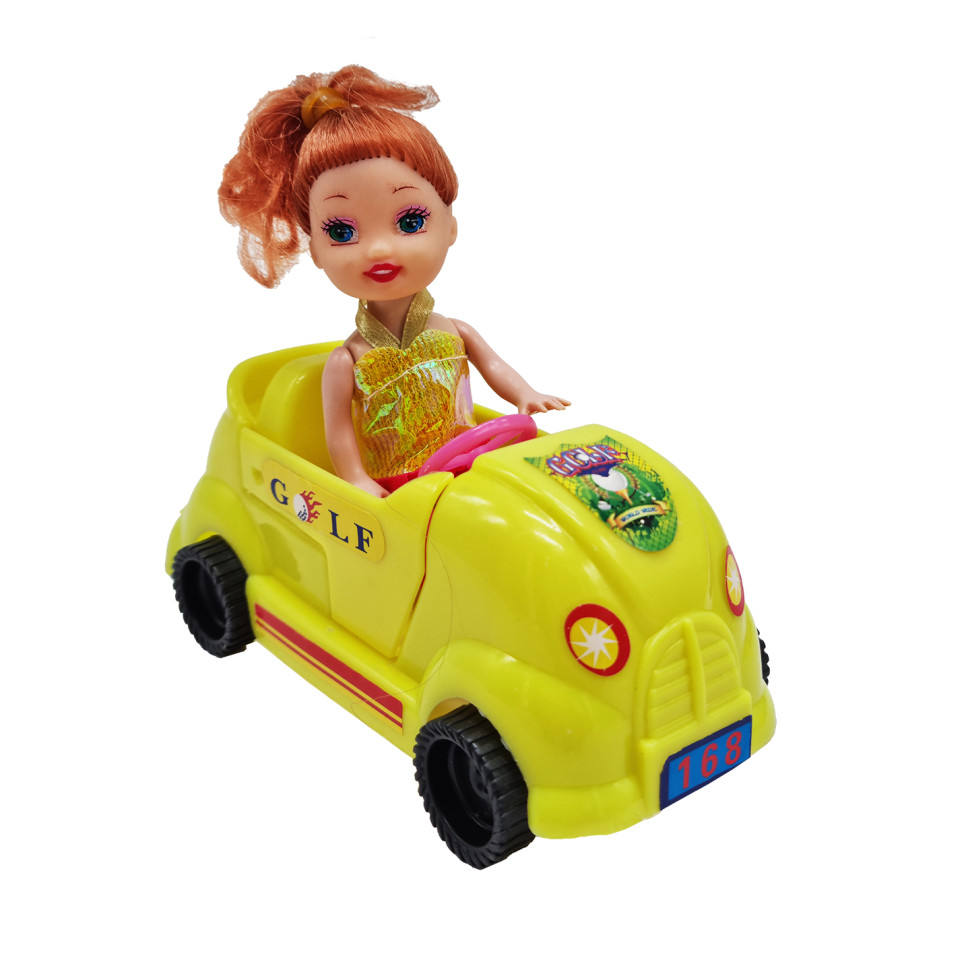 Дитяча лялька Bambi 689-6 у машинці, пластик