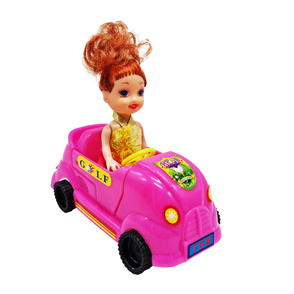 Дитяча лялька Bambi 689-6 у машинці, пластик