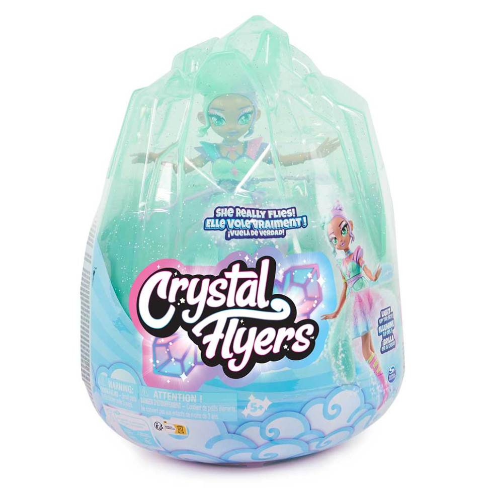 Летающая сказочная фея Пикси FlyingPixie Hatchimals SM19184/8157 голубовато-розовая