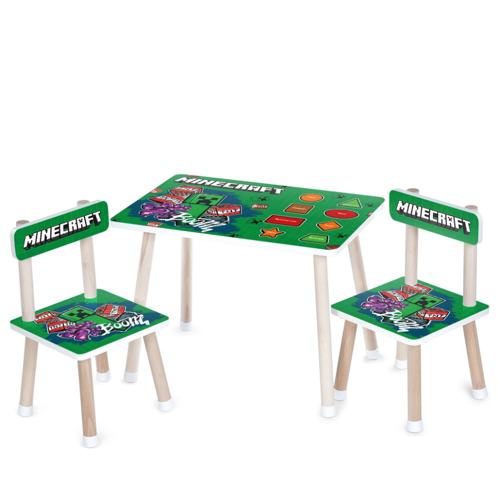 Дитячий Столик Bambi M 501-7 стільниця 60 х 40 см, 2 стільчики