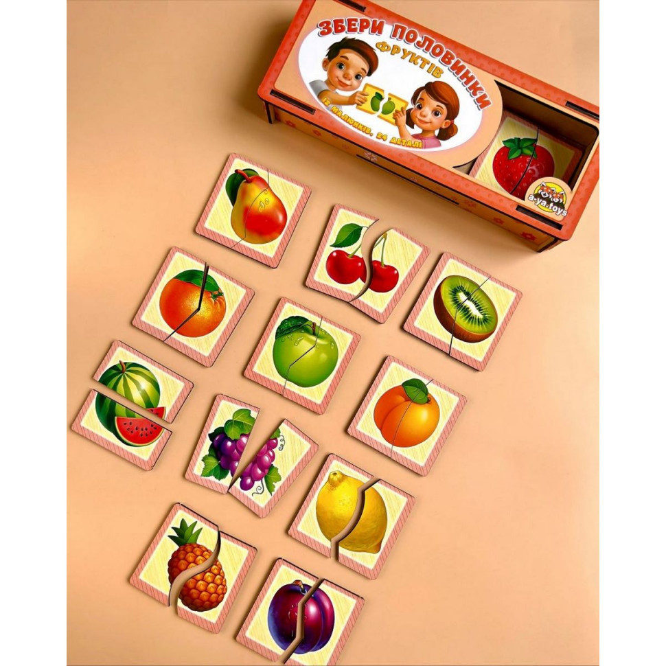 Настольная развивающая игра-пазл 