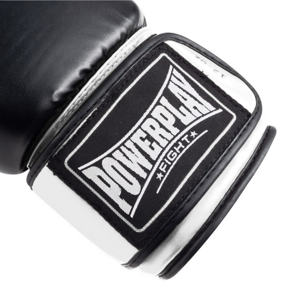 Боксерські рукавиці 3004 Classic PowerPlay PP_3004_12oz_Bl/White, розмір 12 унцій