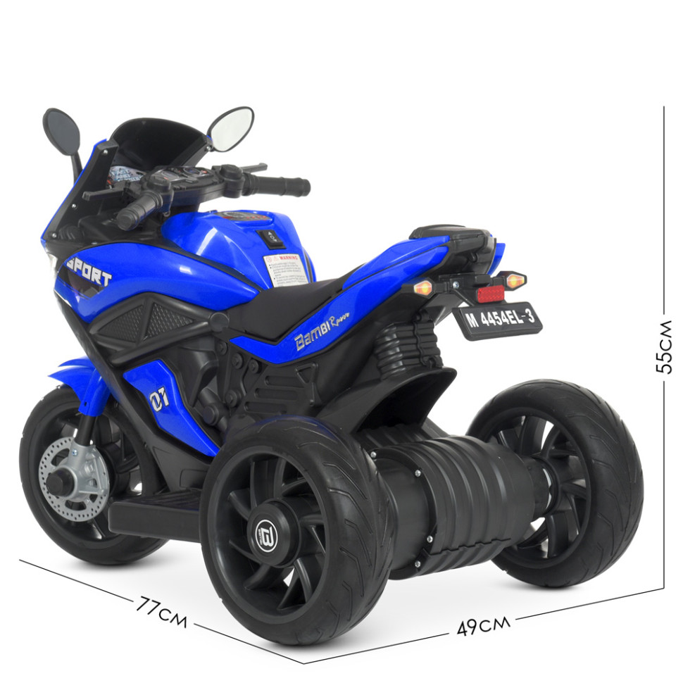 Дитячий електромобіль Мотоцикл Bambi Racer M 4454EL-4 до 30 кг